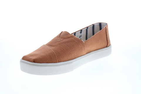 Toms Classic 10014476 Mens Red Canvas Loafers & Slip Ons Casual Shoes