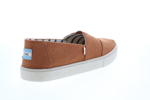 Toms Classic 10014476 Mens Red Canvas Loafers & Slip Ons Casual Shoes