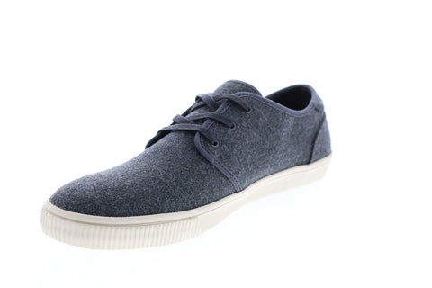 Toms Carlo 10014890 Mens Gray Canvas Lace Up Lifestyle Sneakers Shoes