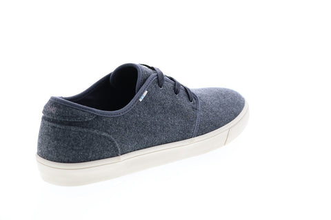 Toms Carlo 10014890 Mens Gray Canvas Lace Up Lifestyle Sneakers Shoes