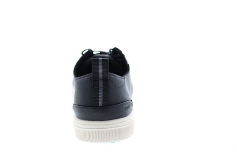 Toms Trvl Lite Low 10014871 Mens Black Leather Lace Up Lifestyle Sneakers Shoes
