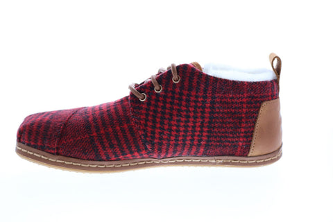 Toms Bota 10014915 Womens Red Mesh Lace Up Lifestyle Sneakers Shoes