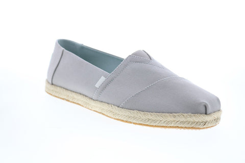 Toms Classic 10015004 Mens Gray Canvas Loafers & Slip Ons Casual Shoes