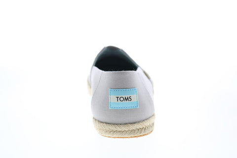 Toms Classic 10015004 Mens Gray Canvas Loafers & Slip Ons Casual Shoes