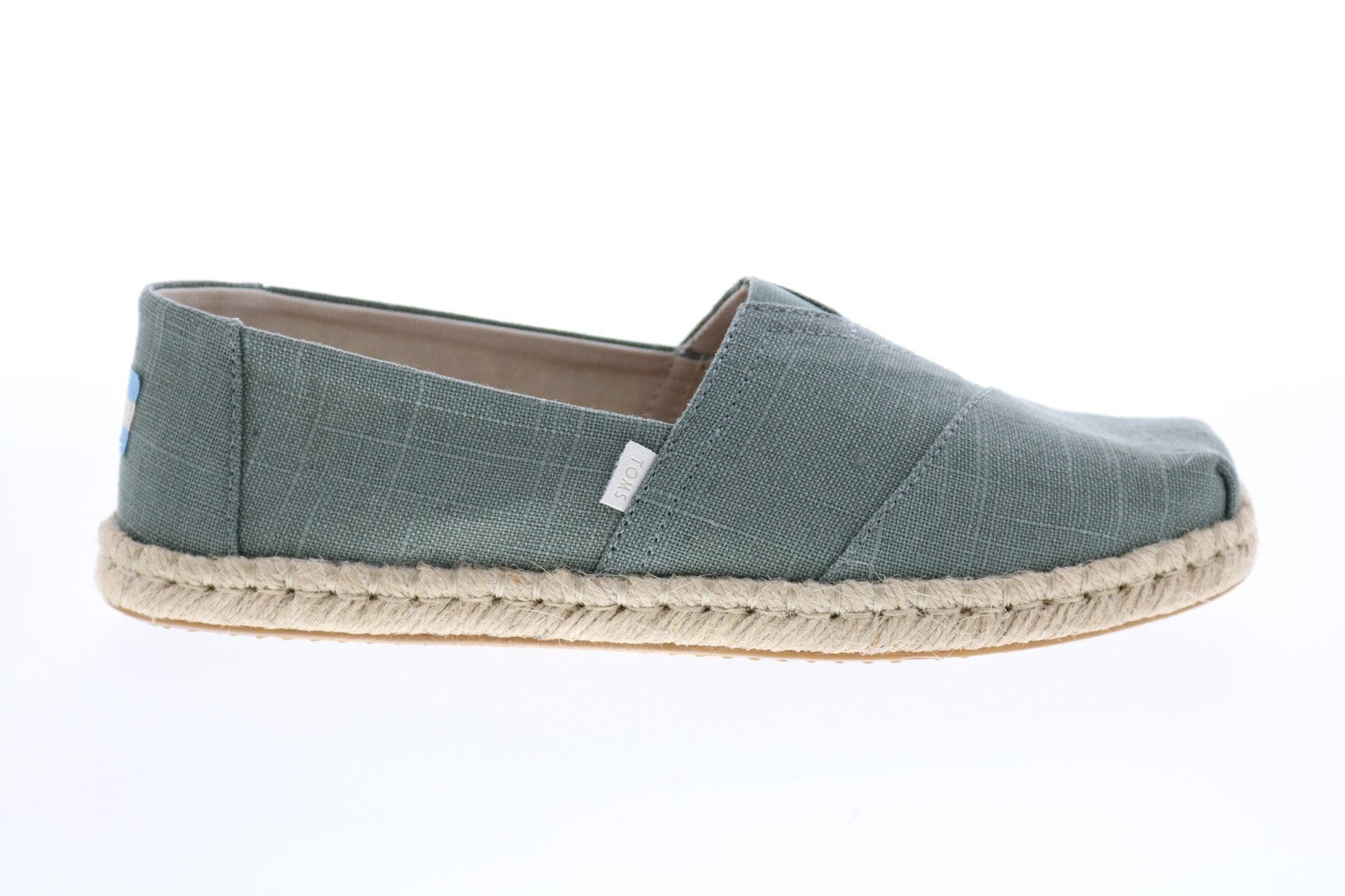 Toms Classic 10015013 Mens Green Canvas Loafers & Slip Ons Casual Shoe -  Ruze Shoes