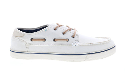 Toms Dorado 10015027 Mens Beige Canvas Loafers & Slip Ons Boat Shoes Shoes