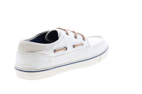 Toms Dorado 10015027 Mens Beige Canvas Loafers & Slip Ons Boat Shoes Shoes