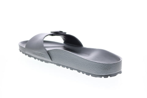 Birkenstock Madrid EVA 1001502 Mens Gray Narrow Slides Sandals Shoes