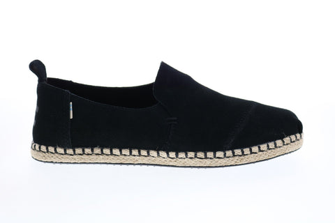 Toms Deconstructed Alpargata Mens Black Loafers & Slip Ons Casual Shoes