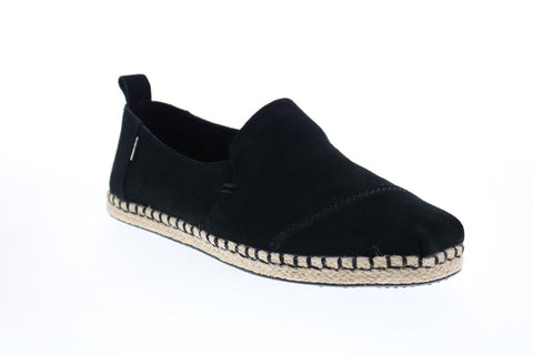 Toms Deconstructed Alpargata Mens Black Loafers & Slip Ons Casual Shoes