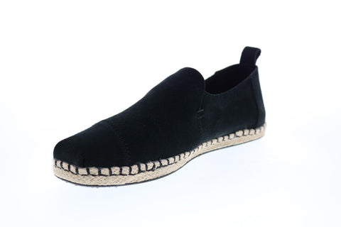Toms Deconstructed Alpargata Mens Black Loafers & Slip Ons Casual Shoes