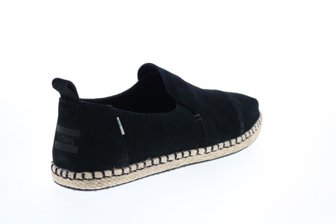Toms Deconstructed Alpargata Mens Black Loafers & Slip Ons Casual Shoes
