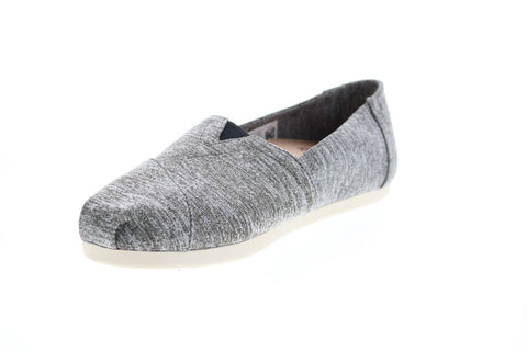 Toms Classic 10015046 Womens Gray Canvas Lace Up Lifestyle Sneakers Shoes