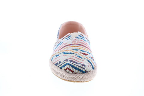 Toms Classic 10015051 Womens Pink Canvas Slip On Lifestyle Sneakers Shoes