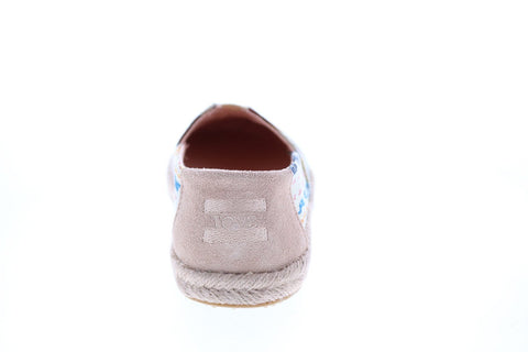 Toms Classic 10015051 Womens Pink Canvas Slip On Lifestyle Sneakers Shoes