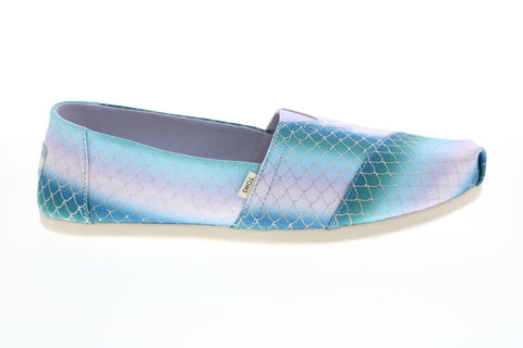 Toms Classic 10015074 Womens Multi Canvas Slip On Loafer Flats Shoes