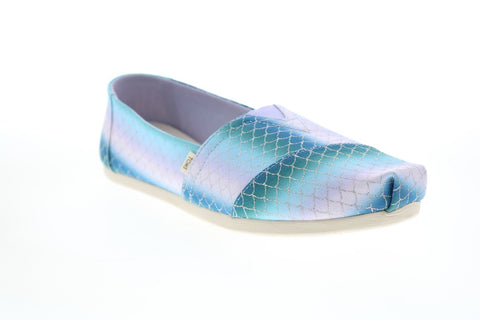 Toms Classic 10015074 Womens Multi Canvas Slip On Loafer Flats Shoes