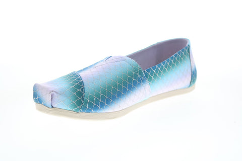 Toms Classic 10015074 Womens Multi Canvas Slip On Loafer Flats Shoes