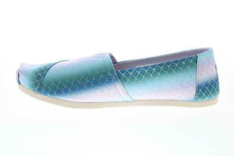 Toms Classic 10015074 Womens Multi Canvas Slip On Loafer Flats Shoes