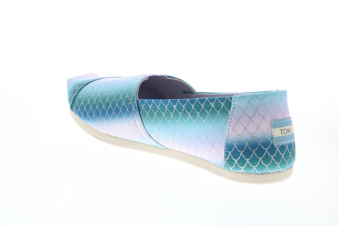 Toms Classic 10015074 Womens Multi Canvas Slip On Loafer Flats Shoes