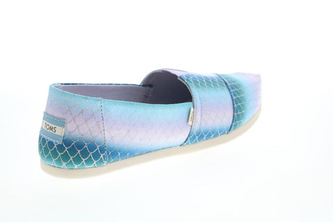 Toms Classic 10015074 Womens Multi Canvas Slip On Loafer Flats Shoes