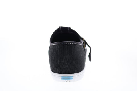 Toms Joon 10015082 Womens Black Canvas Flats Mary Jane Shoes