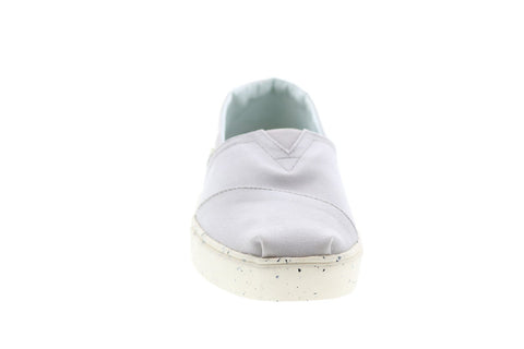 Toms Classic 10015266 Mens Gray Canvas Slip On Lifestyle Sneakers Shoes