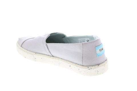 Toms Classic 10015266 Mens Gray Canvas Slip On Lifestyle Sneakers Shoes