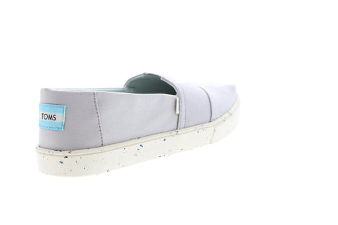Toms Classic 10015266 Mens Gray Canvas Slip On Lifestyle Sneakers Shoes