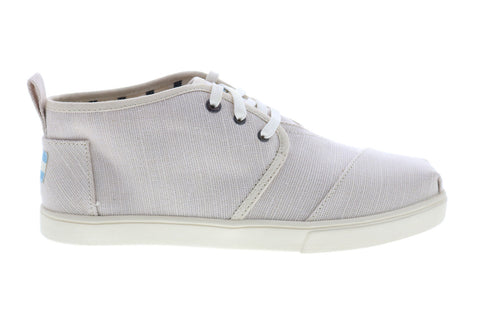 Toms Bota 10015272 Womens Beige Canvas Lace Up Lifestyle Sneakers Shoes