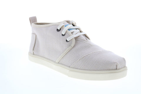 Toms Bota 10015272 Womens Beige Canvas Lace Up Lifestyle Sneakers Shoes