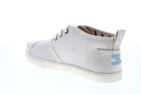 Toms Bota 10015272 Womens Beige Canvas Lace Up Lifestyle Sneakers Shoes