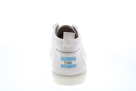 Toms Bota 10015272 Womens Beige Canvas Lace Up Lifestyle Sneakers Shoes