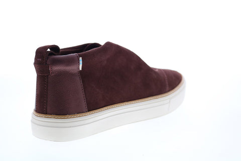 Toms Riley 10015748 Womens Brown Suede Lace Up Lifestyle Sneakers Shoes