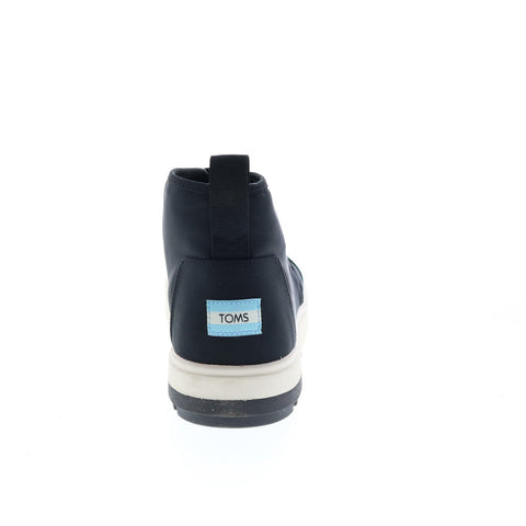 Toms Botas Lug 10015856 Womens Black Canvas Lace Up Chukkas Boots