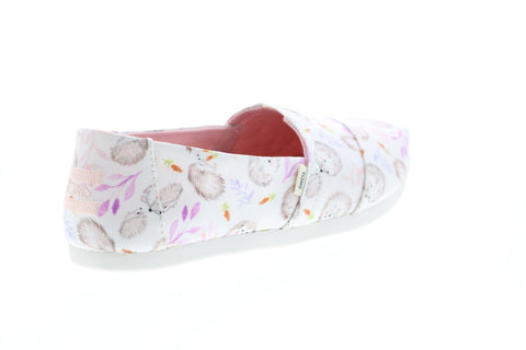 Toms Alpargata 10016543 Womens White Canvas Loafer Flats Shoes