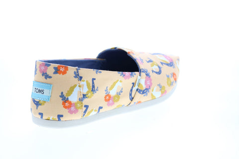 Toms Alpargata 10016603 Womens Yellow Canvas Loafer Flats Shoes