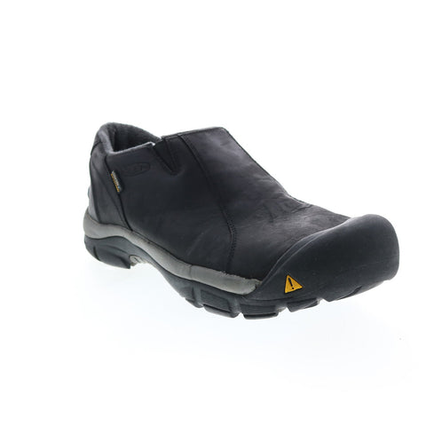 Keen Brixen Waterproof Low 1002268 Mens Black Loafers & Slip Ons Casual Shoes