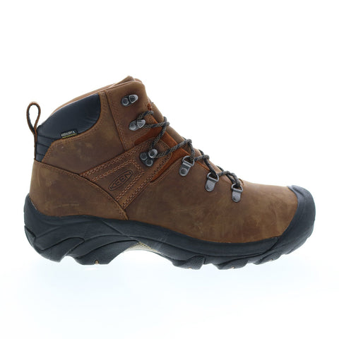 Keen Pyrenees 1002435 Mens Brown Leather Lace Up Hiking Boots