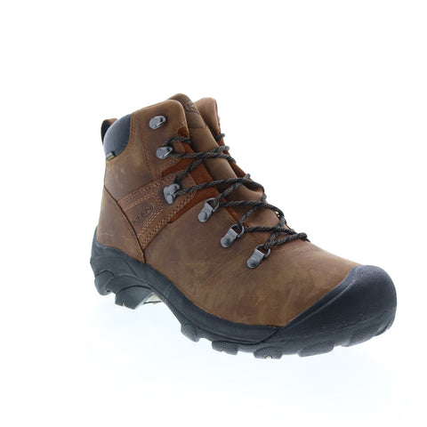 Keen Pyrenees 1002435 Mens Brown Leather Lace Up Hiking Boots