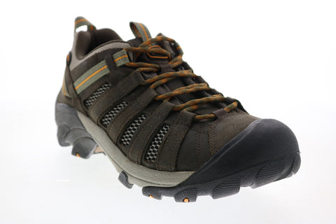 Keen Voyageur 1002570 Mens Brown Leather Lace Up Hiking Boots