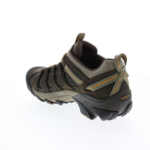 Keen Voyageur 1002570 Mens Green Leather Lace Up Athletic Hiking Shoes