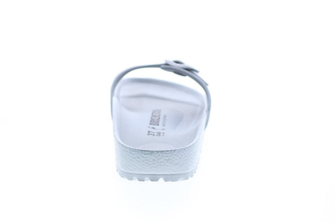 Birkenstock Madrid EVA 1003493 Mens Silver Narrow Slides Sandals Shoes