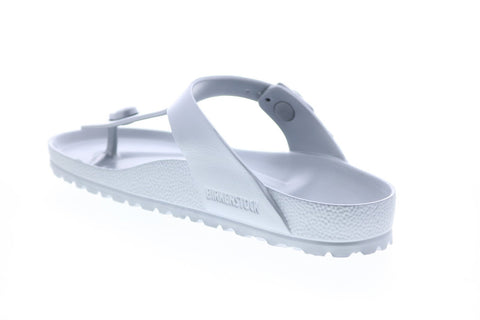 Birkenstock Gizeh EVA 1003496 Mens Silver Synthetic Flip-Flops Sandals Shoes