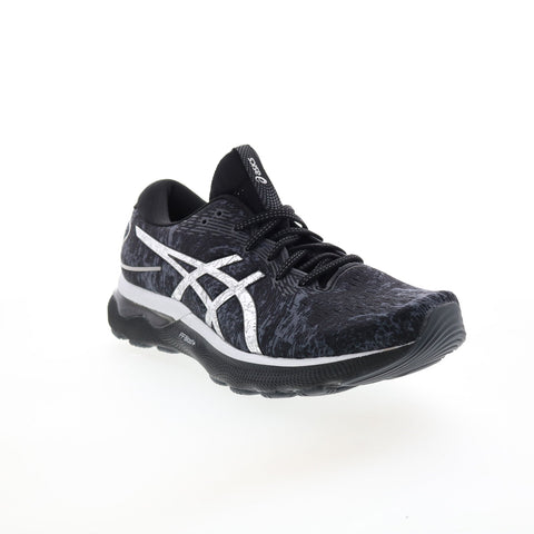 Asics Gel-Nimbus 24 Platinum 1011B358-020 Mens Black Athletic Running Shoes