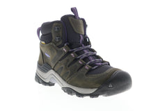 Keen Gypsum II 1017679 Womens Gray Nubuck Lace Up Hiking Boots