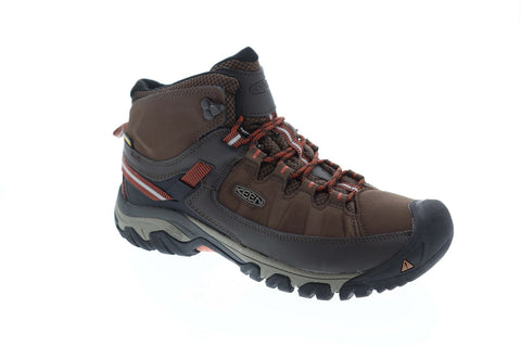 Keen Targhee Exp Mid Waterproof 1017718 Mens Brown Canvas Work & Safety Boots