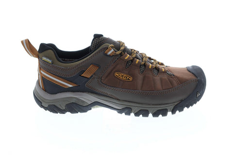 Keen Targhee Exp Waterproof 1017722 Mens Brown Canvas Athletic Hiking Shoes