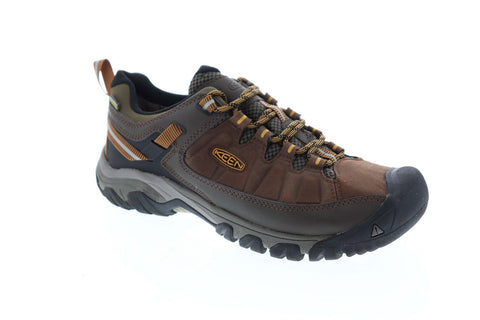 Keen Targhee Exp Waterproof 1017722 Mens Brown Canvas Athletic Hiking Shoes