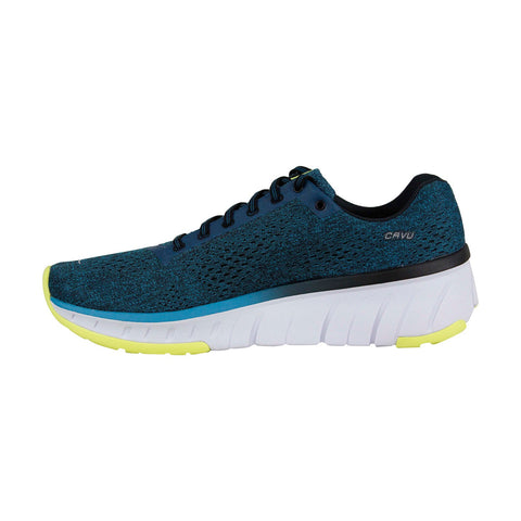 Hoka One One Cavu19281 Mens Blue Canvas Lace Up Athletic Gym Running Shoes